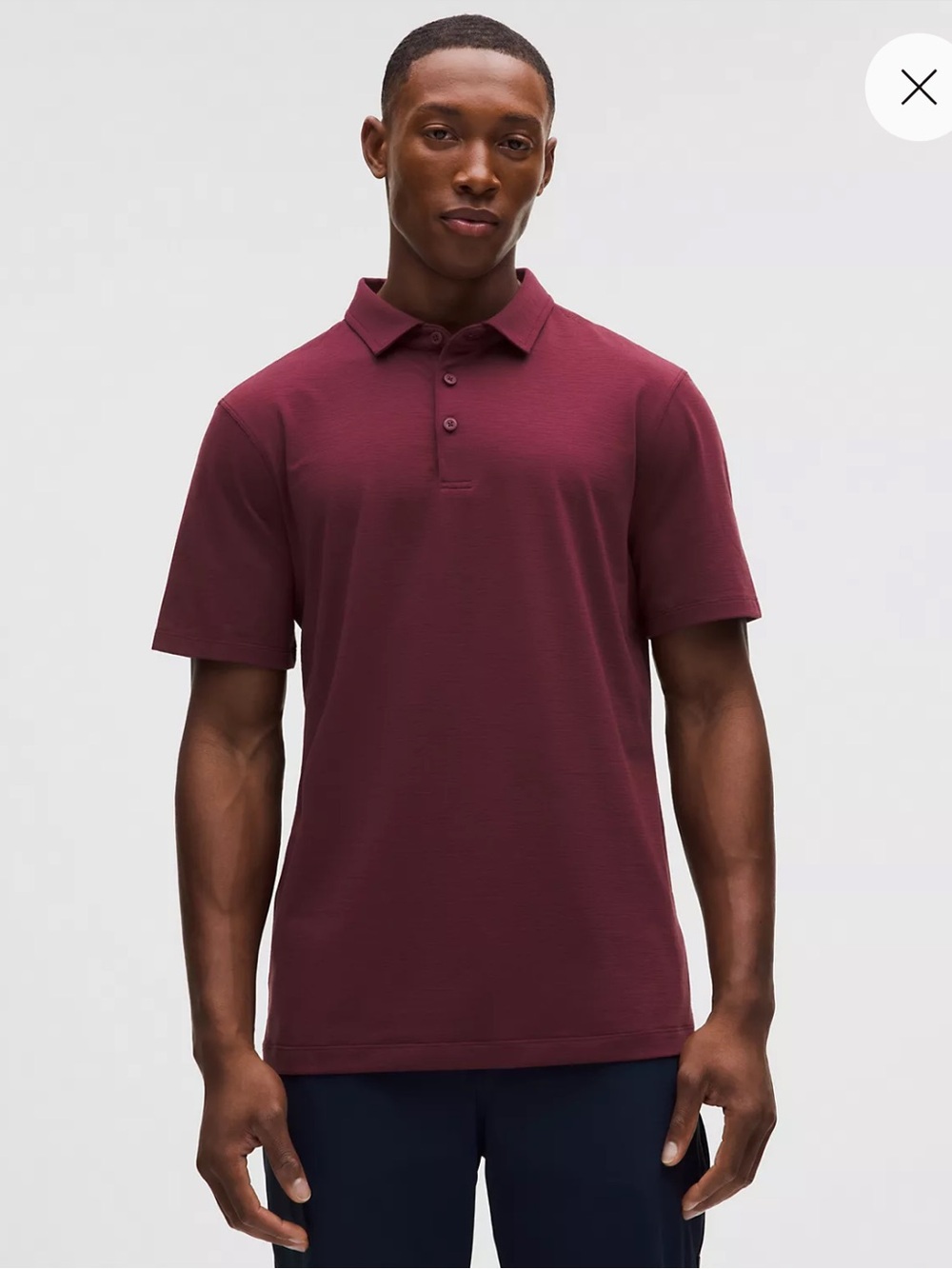 Lululemon Evolution Short-Sleeve Polo Shirt